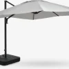 Online BUBERGSombrilla colgante BUBERG A300xL300 gris claro Sombrillas
