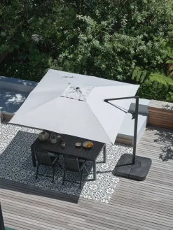 Online BUBERGSombrilla colgante BUBERG A300xL300 gris claro Sombrillas