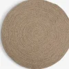 Discount BUESTARRAlfombra BUESTARR Ø120 natural/gris Alfombras Pequeñas|Alfombras