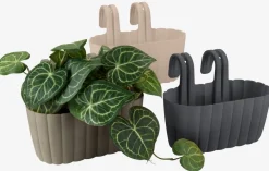 New BUKSEBIEJardinera para balcón BUKSEBIE A25xL32xA25 variado Maceteros