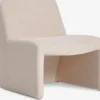 Discount BULLERUPSillón BULLERUP tela de felpa blanco crudo Sillones
