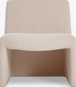 Discount BULLERUPSillón BULLERUP tela de felpa blanco crudo Sillones