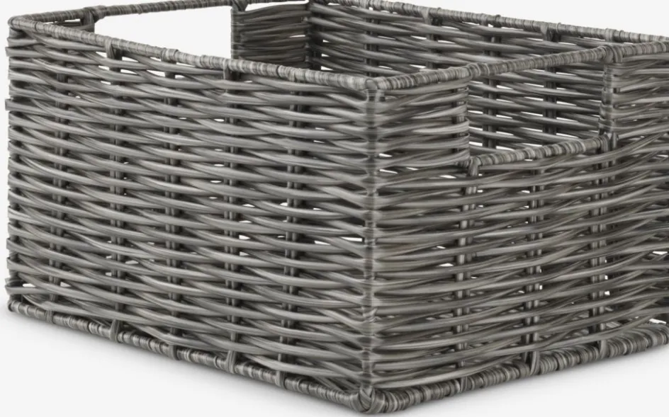 CASPERSENCesta CASPERSEN A17xL23xA13cm gris Todas Las Cestas|Cestas Y Cajas
