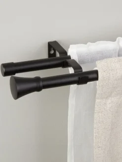Outlet CONEBarra de cortina doble CONE 200-340cm Barras Y Rieles Para Cortinas