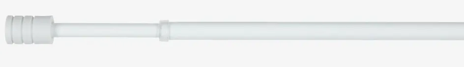Best CORAVarilla cortina CORA Ø10/8mm 75-120cm blanco Barras Y Rieles Para Cortinas