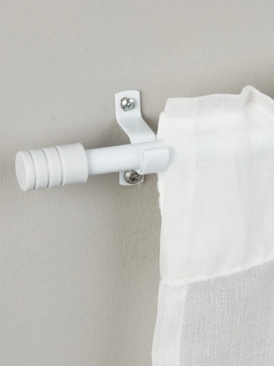 Best CORAVarilla cortina CORA Ø10/8mm 75-120cm blanco Barras Y Rieles Para Cortinas