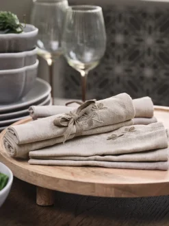 Hot DAGFIOLServilleta de tela DAGFIOL 40x40 gris 2 unidades Servilletas De Tela