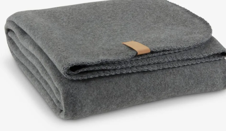 Outlet DAGLILJEManta de forro DAGLILJE 130x170 gris oscuro Mantas