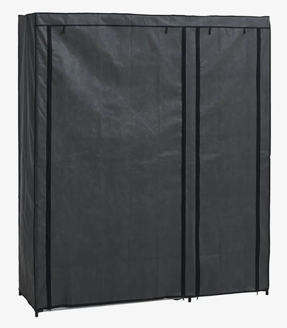 DAMHUSArmario DAMHUS 149x174 gris oscuro Burros Para Ropa|Burros Para Ropa