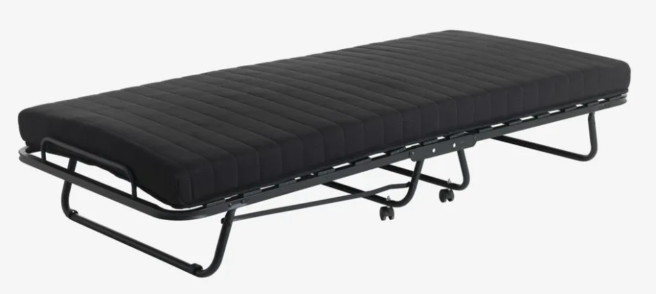DAMSBROCama plegable DAMSBRO 90x200 negro Camas Plegables
