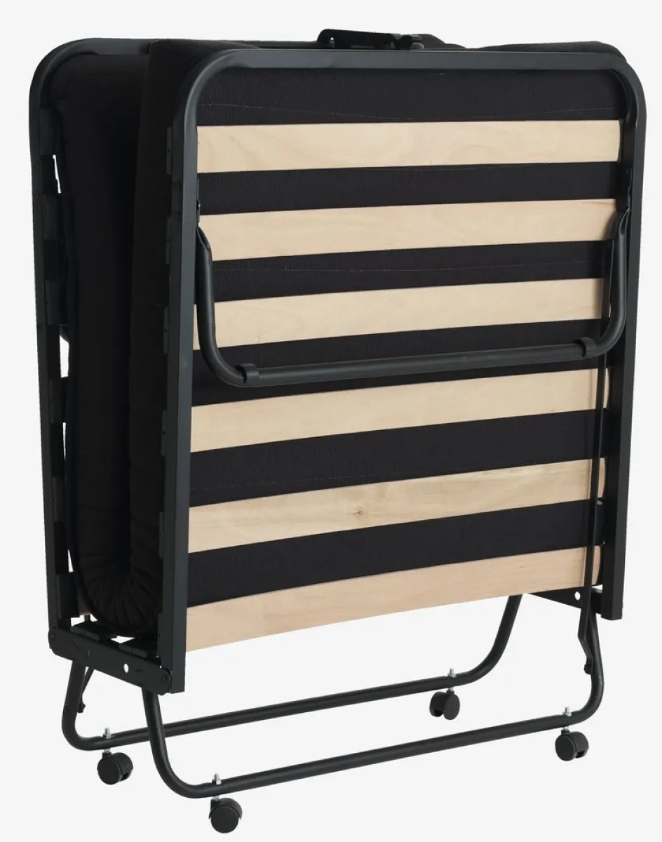 DAMSBROCama plegable DAMSBRO 90x200 negro Camas Plegables