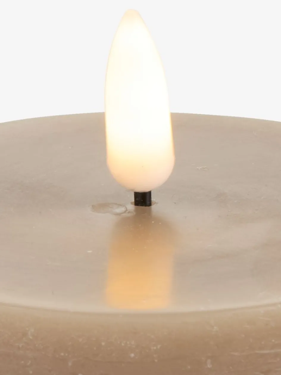 Sale DANTEVela pilar LED DANTE Ø8xA10cm arena Velas LED
