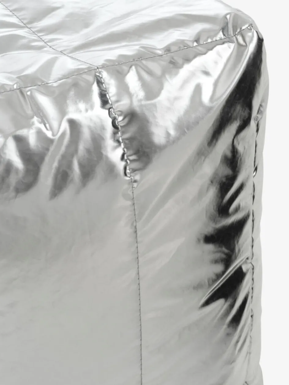 Hot DAVINDEPuf DAVINDE 40x45 plateado Pufs|Pufs