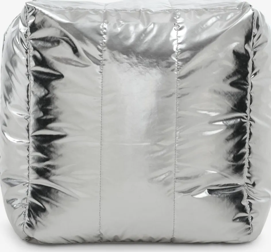 Hot DAVINDEPuf DAVINDE 40x45 plateado Pufs|Pufs