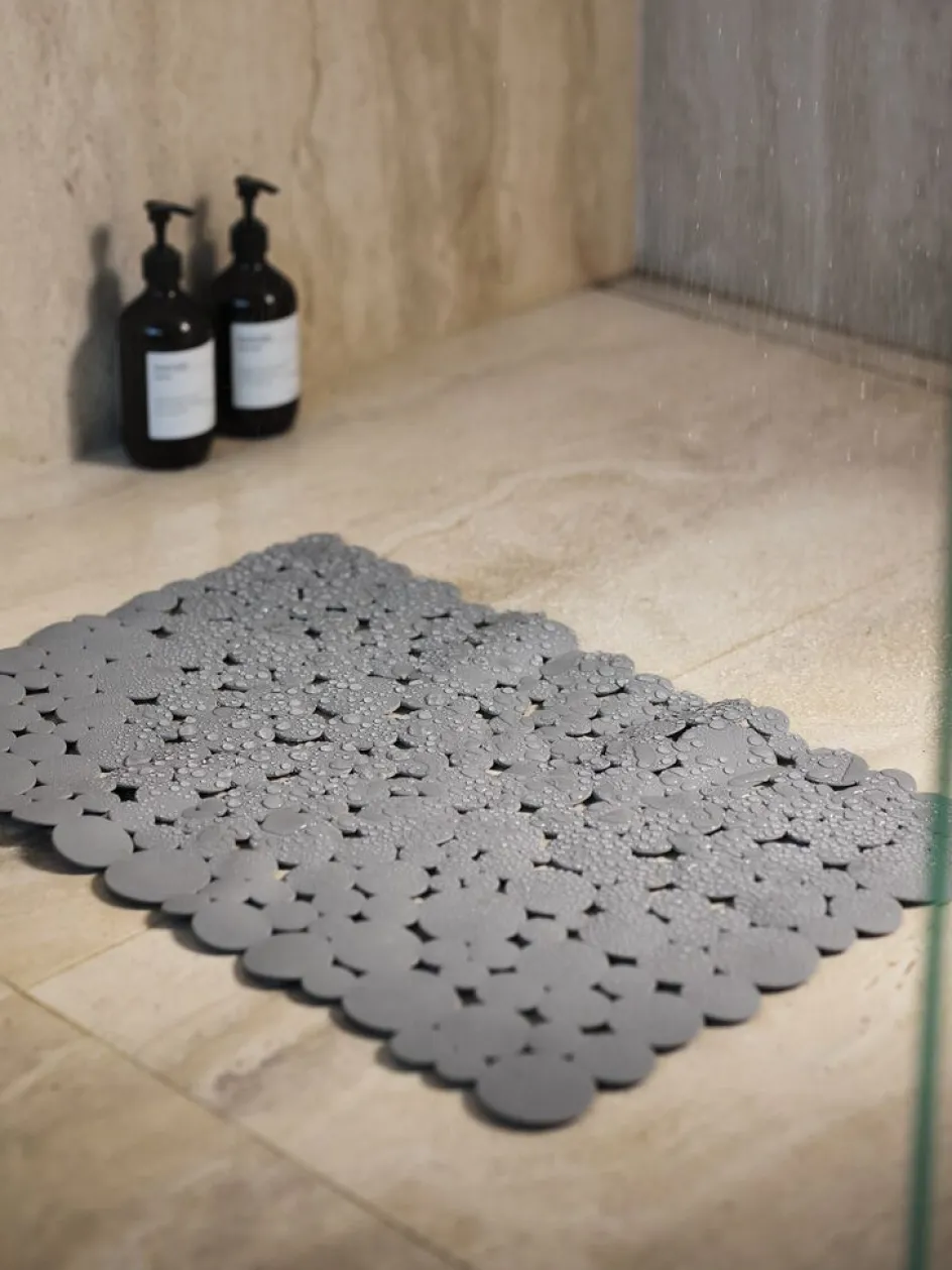 Hot DELARYBASICAlfombrilla para bañera DELARY 45x65 gris Alfombras De Baño