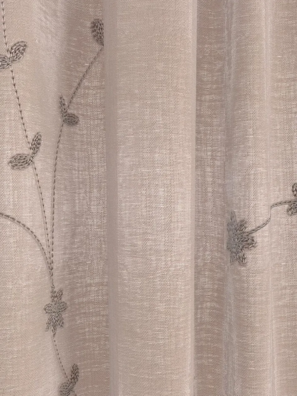 New DOLMACortina DOLMA 1x140x245 bordado Gasa