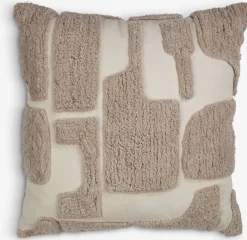 Clearance DVERGFAKSCojín DVERGFAKS 45x45 gris/beis Cojines