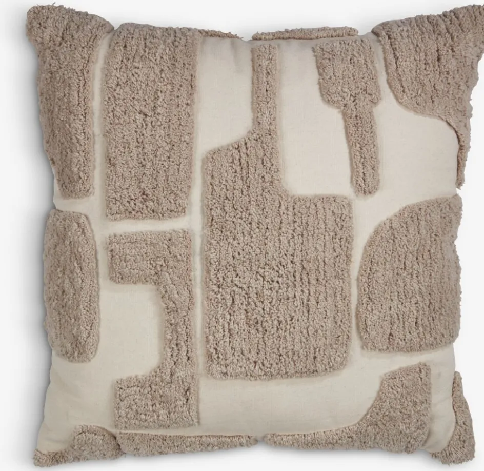 Clearance DVERGFAKSCojín DVERGFAKS 45x45 gris/beis Cojines