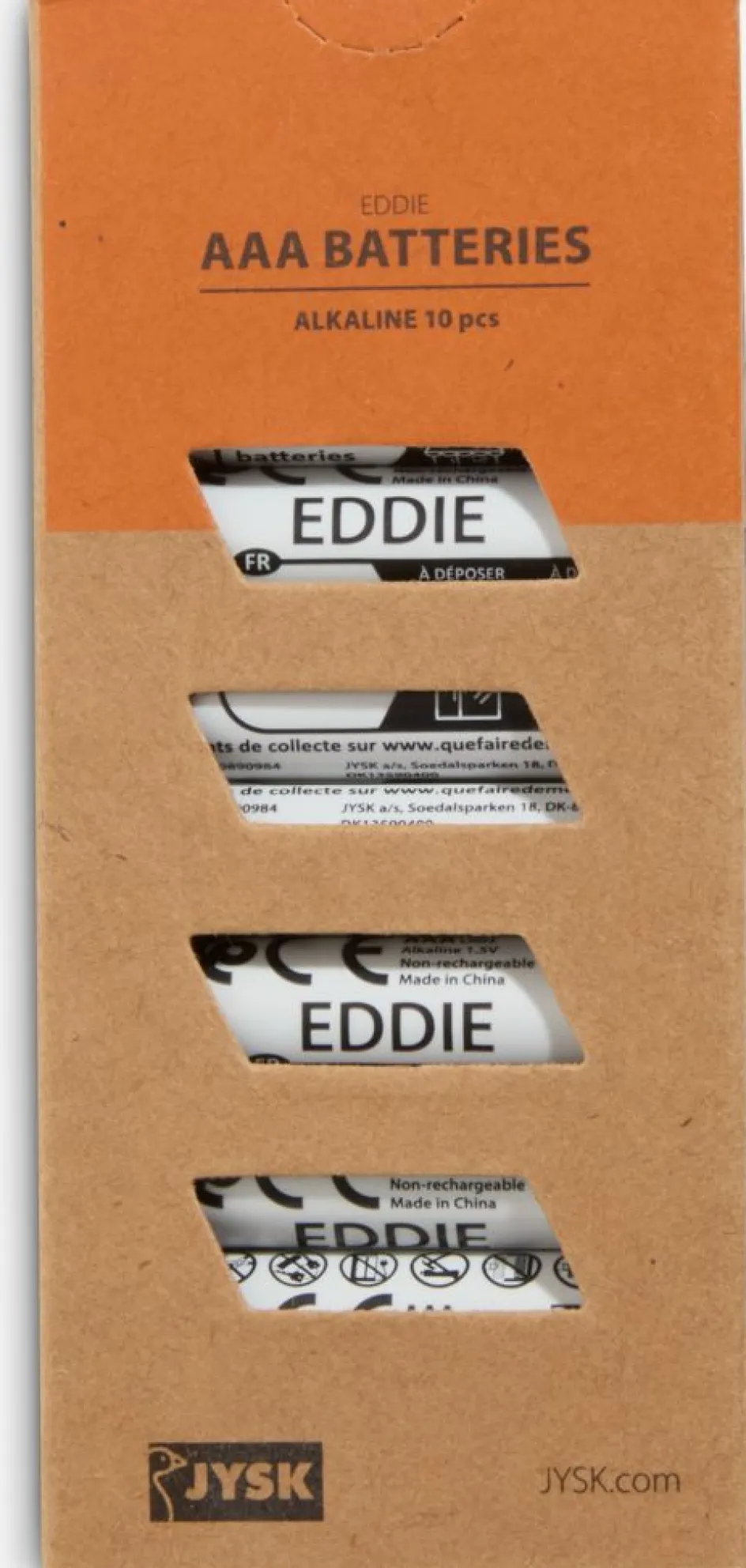 EDDIEPilas EDDIE AAA 10 unidades Pilas|Pilas