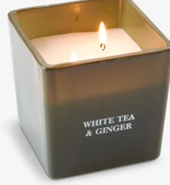 Clearance EGONVela aromática EGON A8xL8xA8cm cristal verde oliva Velas Aromáticas