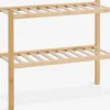 Best EGTVEDZapatero EGTVED 2 estantes apilable bambú Zapateros|Zapateros