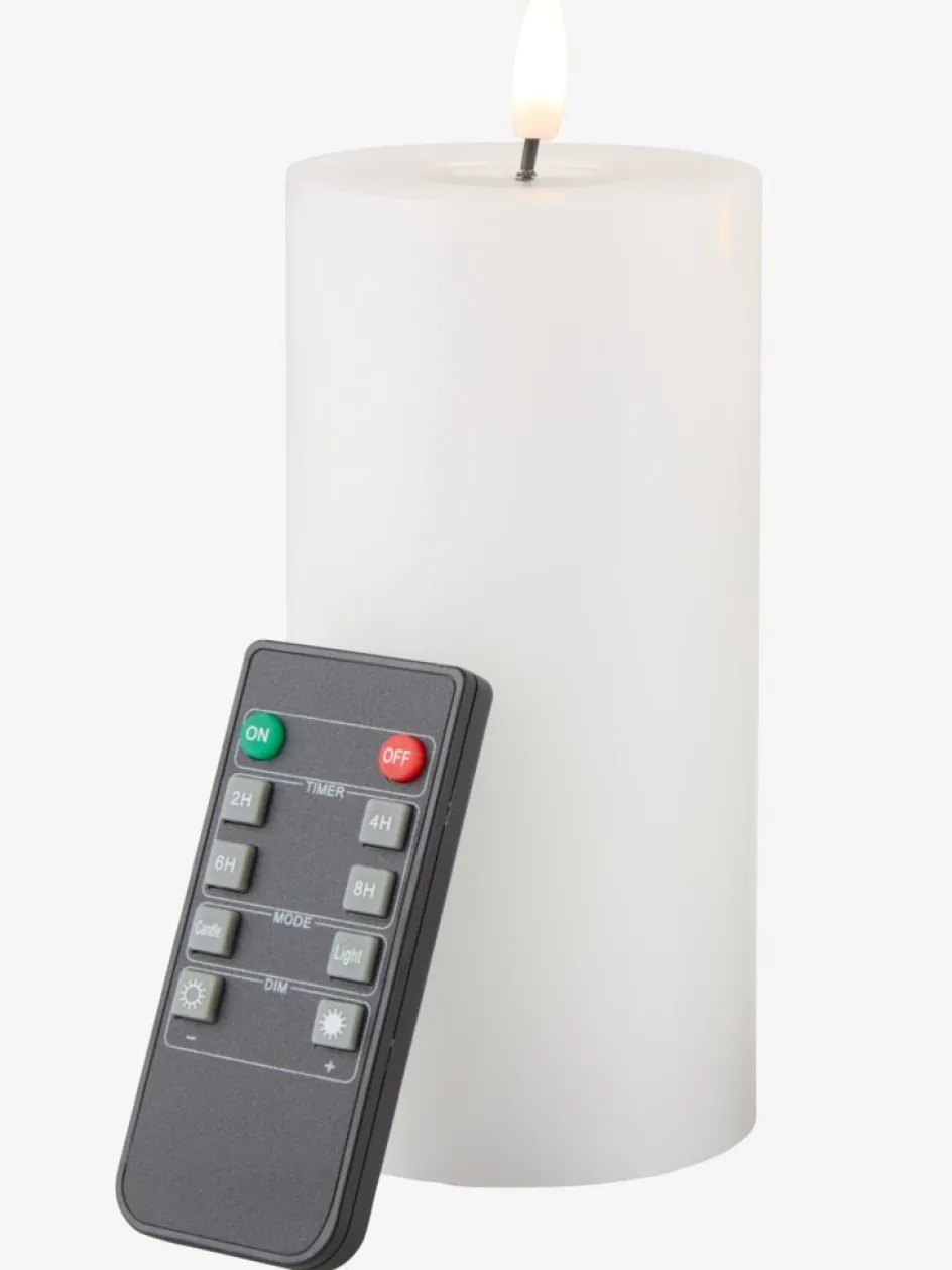Outlet EIDEVela pilar LED EIDE 3 unidades con mando Velas LED