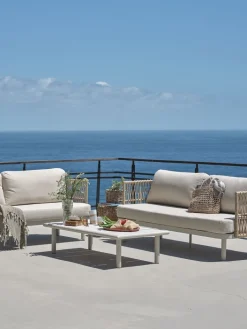 Online EJLBYConjunto muebles jardín EJLBY 5 plazas beis Conjuntos Mesa Y Sillas De Jardín|Muebles De Jardín