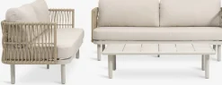Online EJLBYConjunto muebles jardín EJLBY 5 plazas beis Conjuntos Mesa Y Sillas De Jardín|Muebles De Jardín