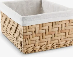 Outlet EJNOCesta EJNO A22xL31xA15cm con tela natural Todas Las Cestas|Cestas Y Cajas