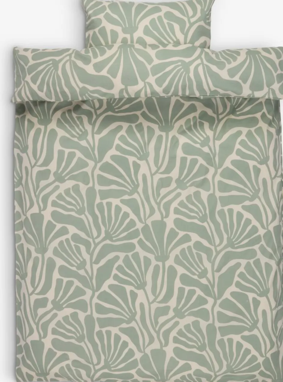 Discount ELINEPLUSJuego funda nórdica ELINE 155x220 verde Juegos De Funda Nórdica