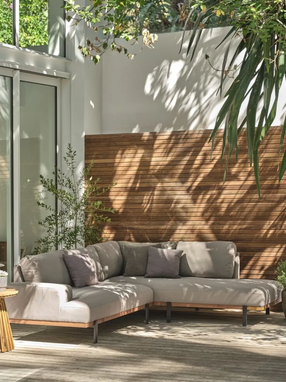 Clearance ELLEKILDESofá de exterior ELLEKILDE 5 plazas 4 estaciones topo Muebles De Jardín