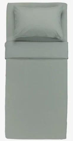Clearance ELLENPLUSJuego de sábanas ELLEN 160x240 verde Juegos De Funda Nórdica|Juegos De Sábanas