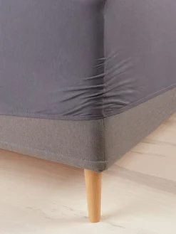 New ELSEGOLDSábana bajera ajustable jersey ELSE 90x200x30 antracita Sábanas Para Colchones|Sábanas Para Toppers