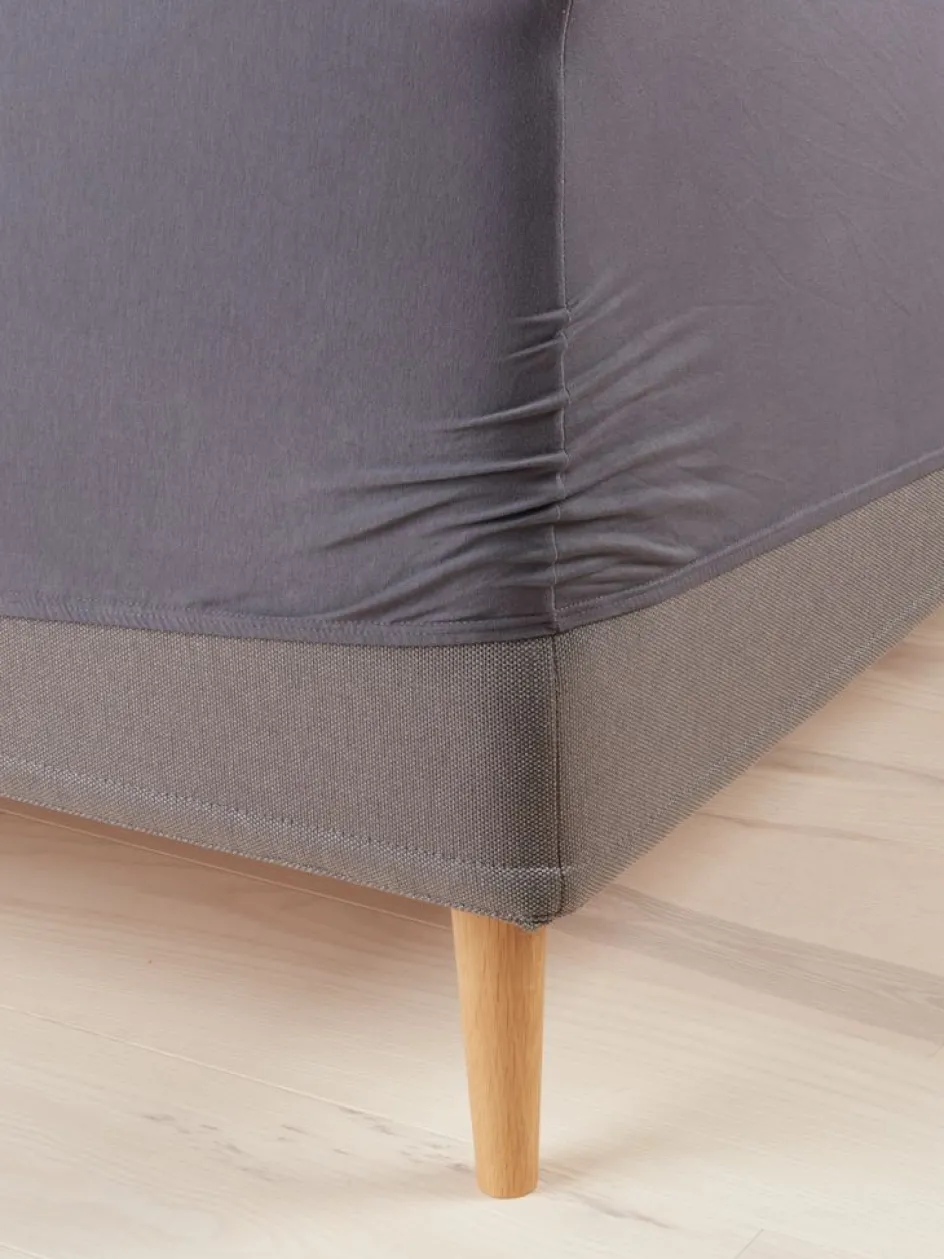 New ELSEGOLDSábana bajera ajustable jersey ELSE 90x200x30 antracita Sábanas Para Colchones|Sábanas Para Toppers