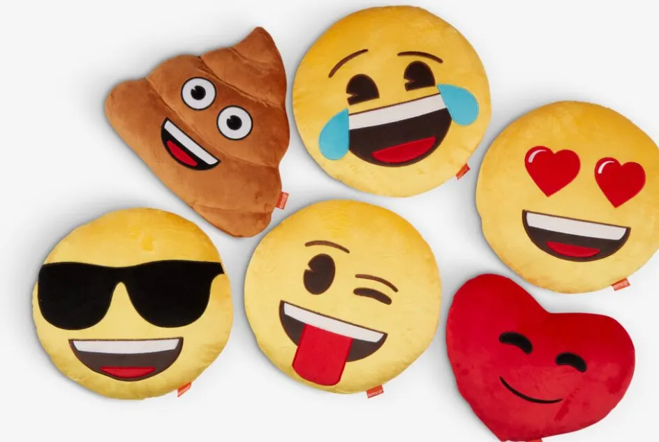 Clearance EMOJICojín EMOJI Ø35 variado Cojines