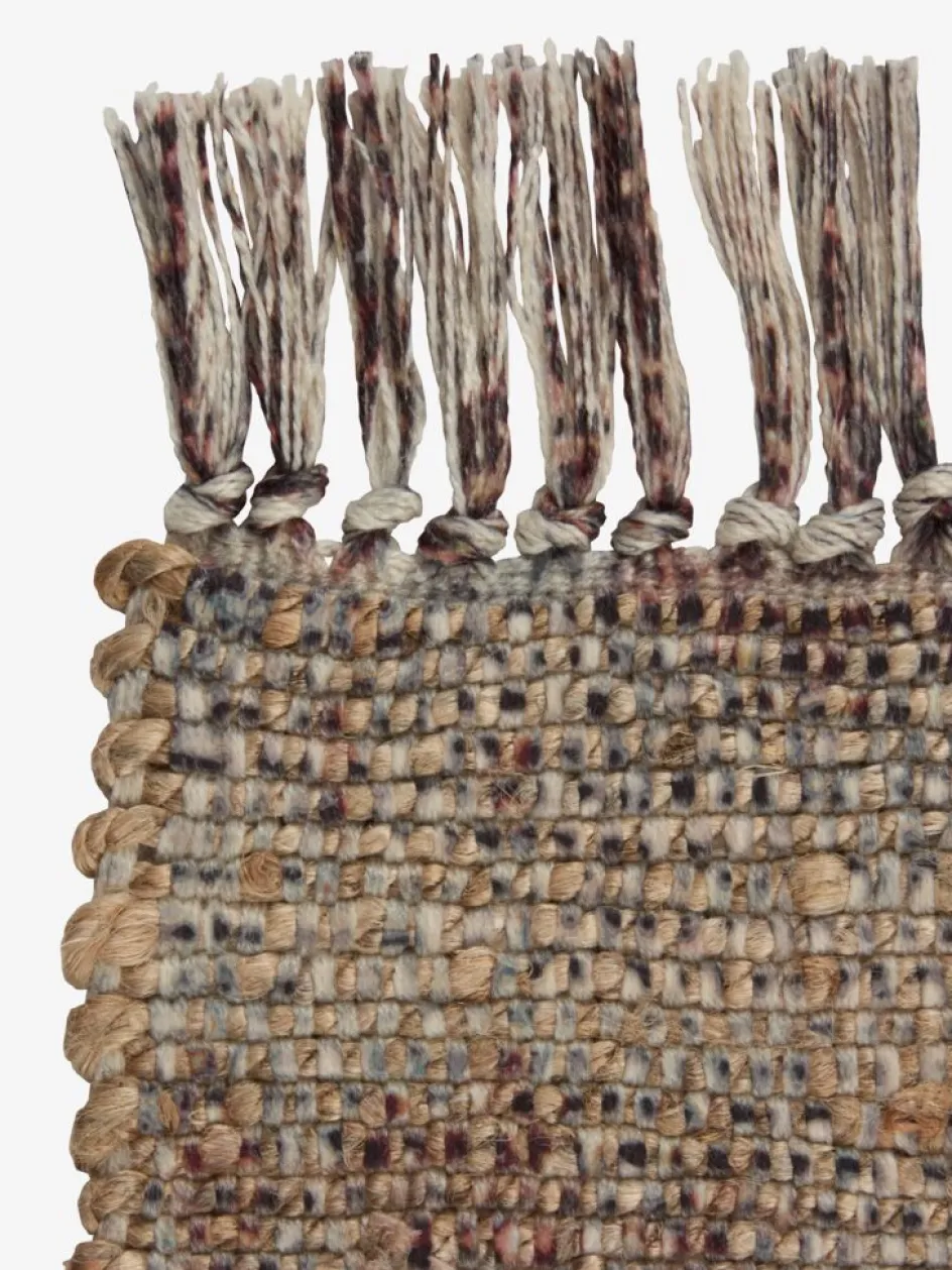 New ENGSYREAlfombra ENGSYRE 70x140 natural/berenjena Alfombras Pequeñas|Alfombras