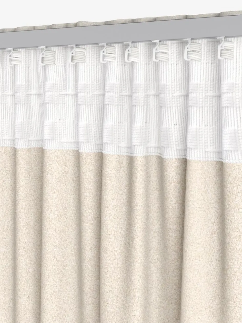 Best ERKENCortina ERKEN 1x140x245 blanco crudo Cortinas Gruesas