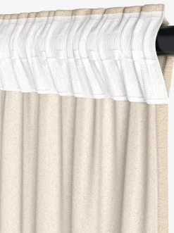 Best ERKENCortina ERKEN 1x140x245 blanco crudo Cortinas Gruesas