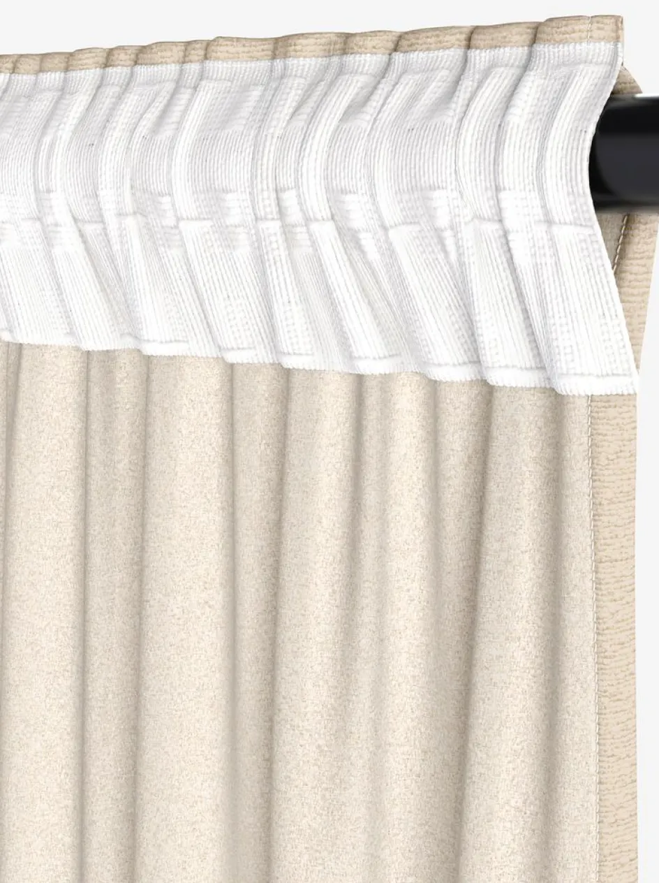 Best ERKENCortina ERKEN 1x140x245 blanco crudo Cortinas Gruesas
