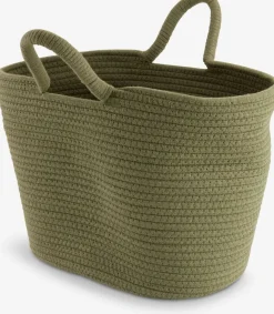 Clearance ESGECesta ESGE A30xL41xA30cm oliva oscuro Todas Las Cestas|Cestas Y Cajas