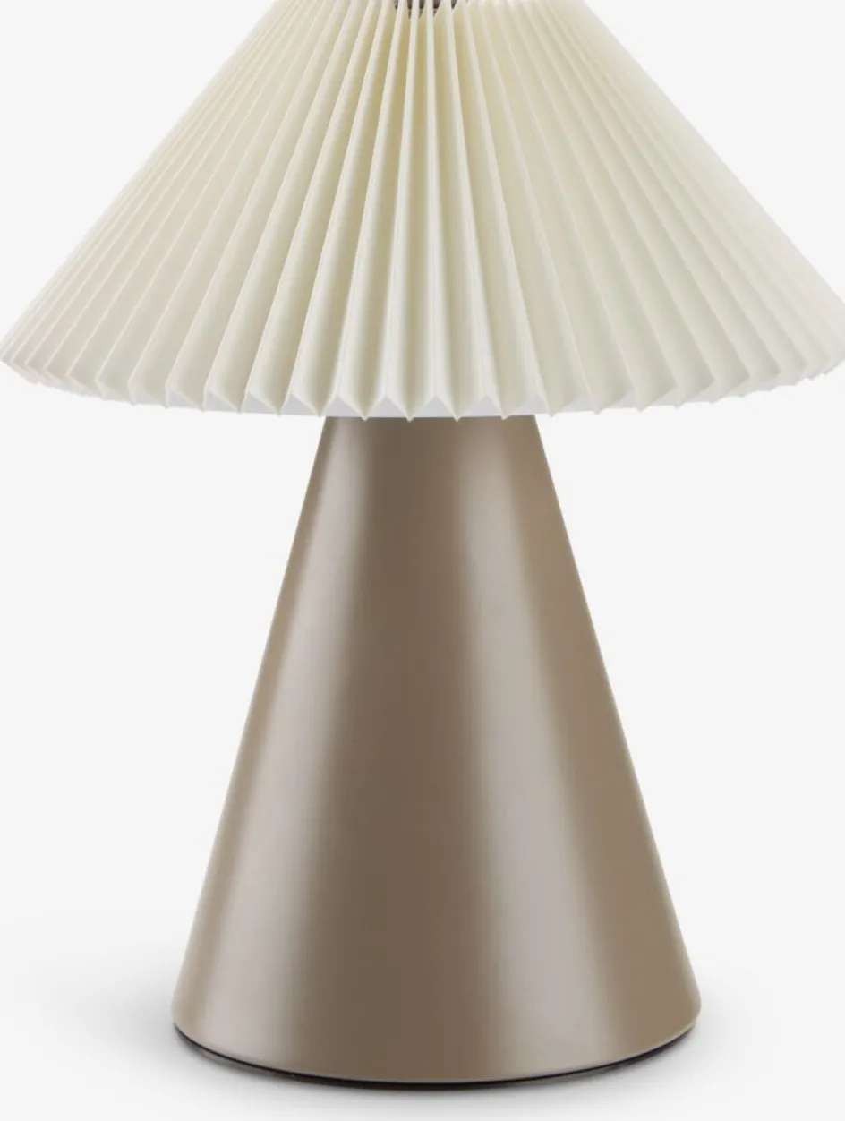 Outlet ESMUNDLámpara a pilas ESMUND 16xA21cm marrón/blanco temporizador Iluminación Decorativa