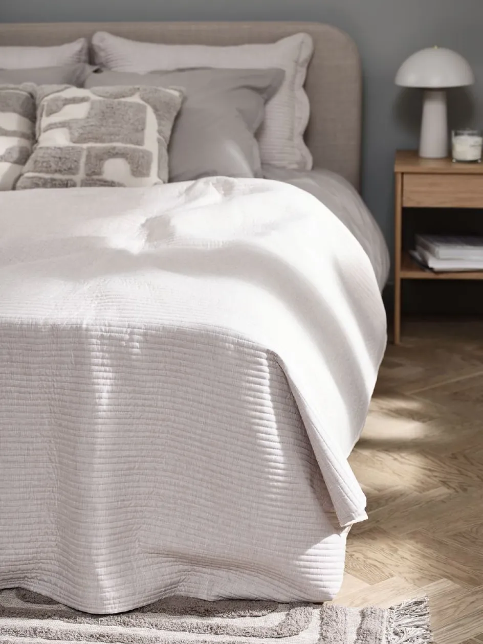 Best FAGERKLOKKEColcha FAGERKLOKKE 220x240 beis Colchas|Colchas