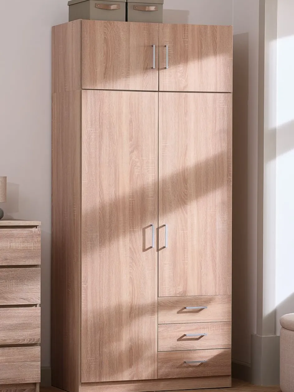 Best FANDRUPArmario FANDRUP 97x176 2 puertas 3 cajones color Armarios|Todos Los Armarios