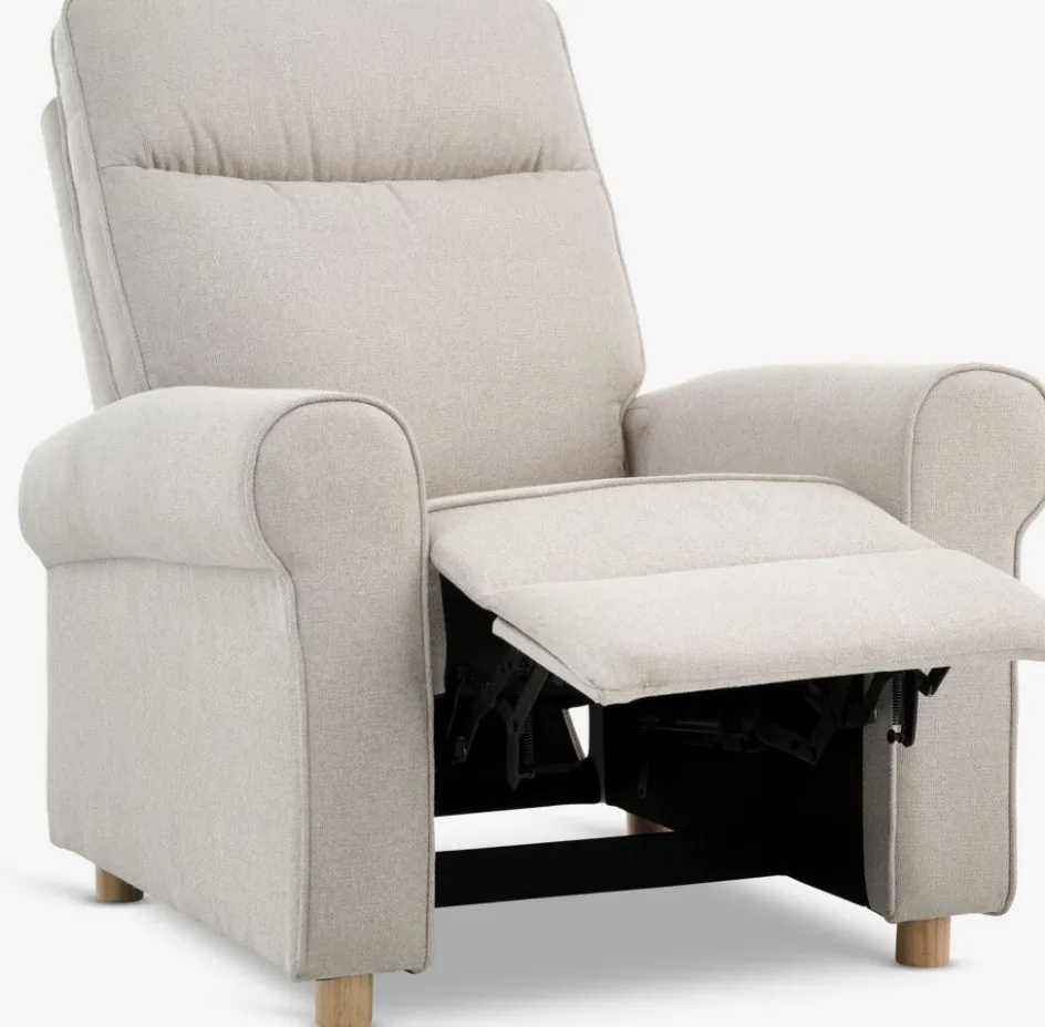 New FERRITSLEVSillón reclinable FERRITSLEV tela beis Sillones