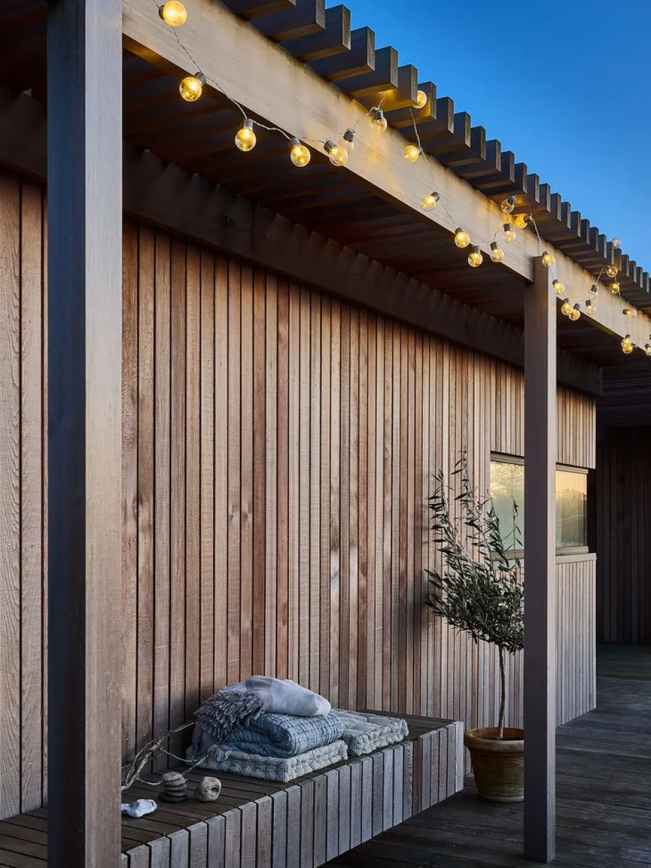 FINKGuirnalda de luces exterior FINK L735cm 50 LED transparente Iluminación Exterior