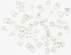 Online FIXIAnillas para riel FIXI 50 unidades blanco Ganchos, Anillas Y Soportes De Cortinas