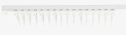 Clearance FIXIRiel cortina aluminio FIXI 125cm blanco Barras Y Rieles Para Cortinas