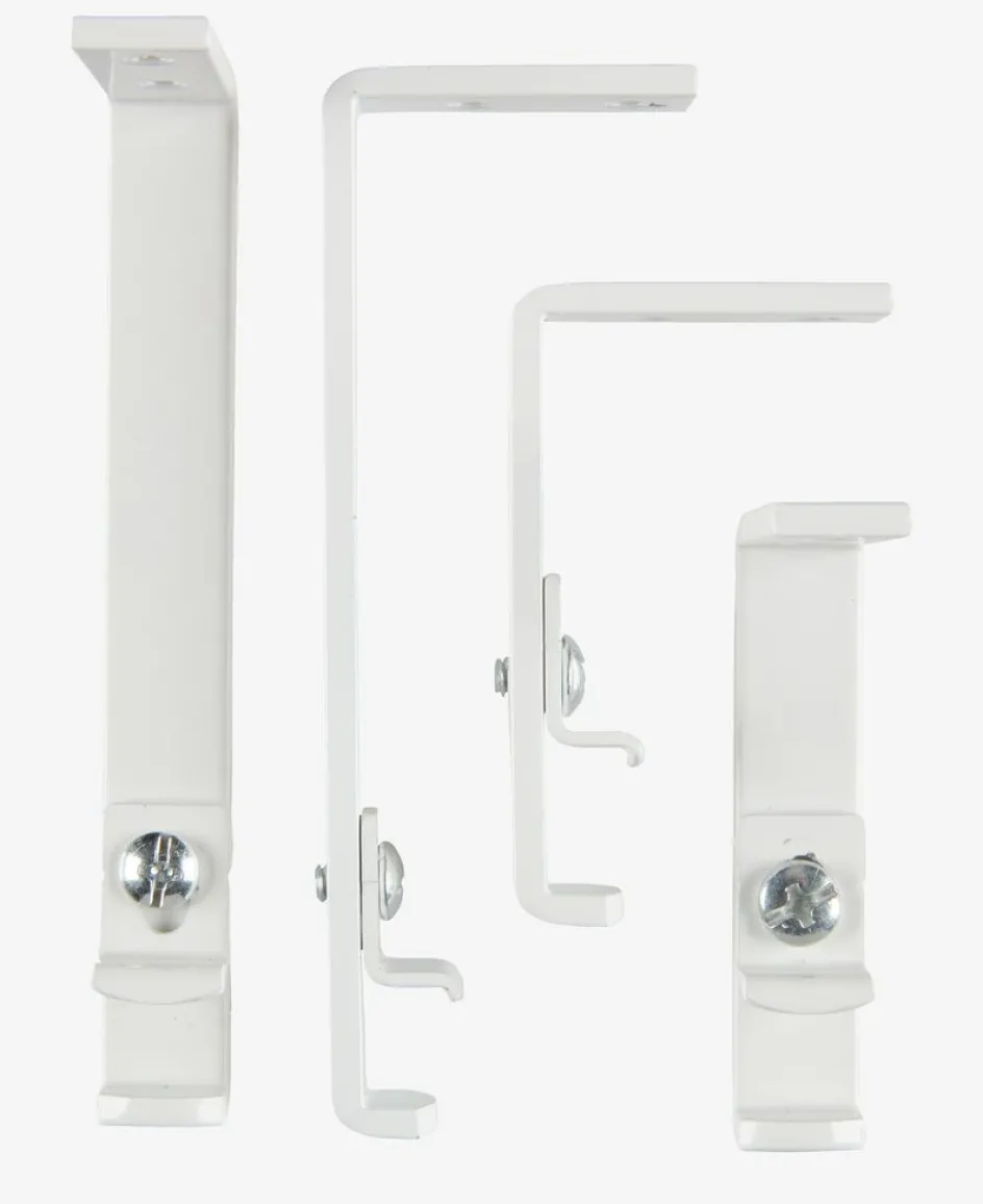 Sale FIXISoporte para riel de cortina FIXI 6cm blanco Ganchos, Anillas Y Soportes De Cortinas