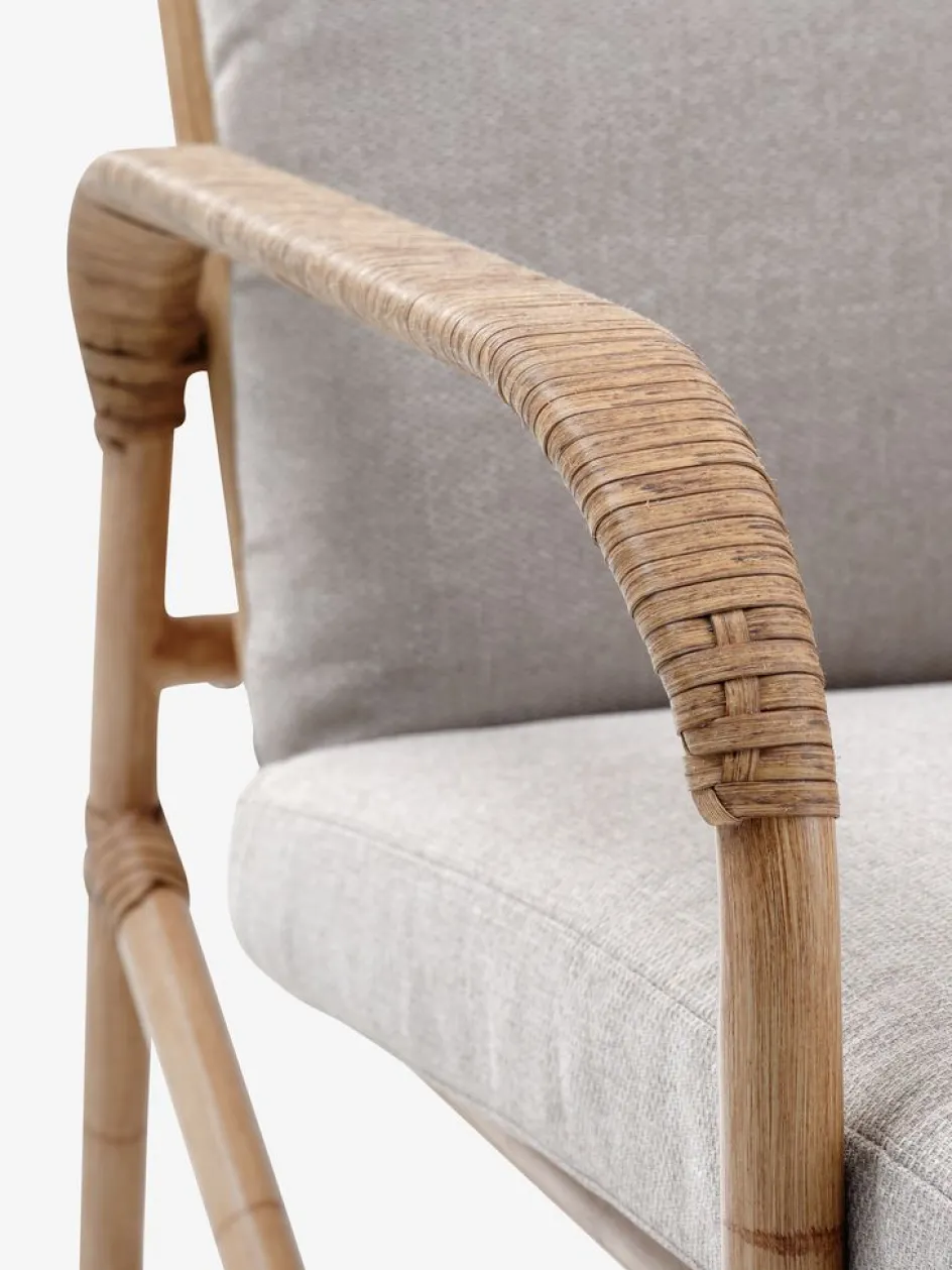 Online FJANDConjunto muebles jardín FJAND 4 plazas bambú natural Conjuntos Mesa Y Sillas De Jardín|Muebles De Jardín