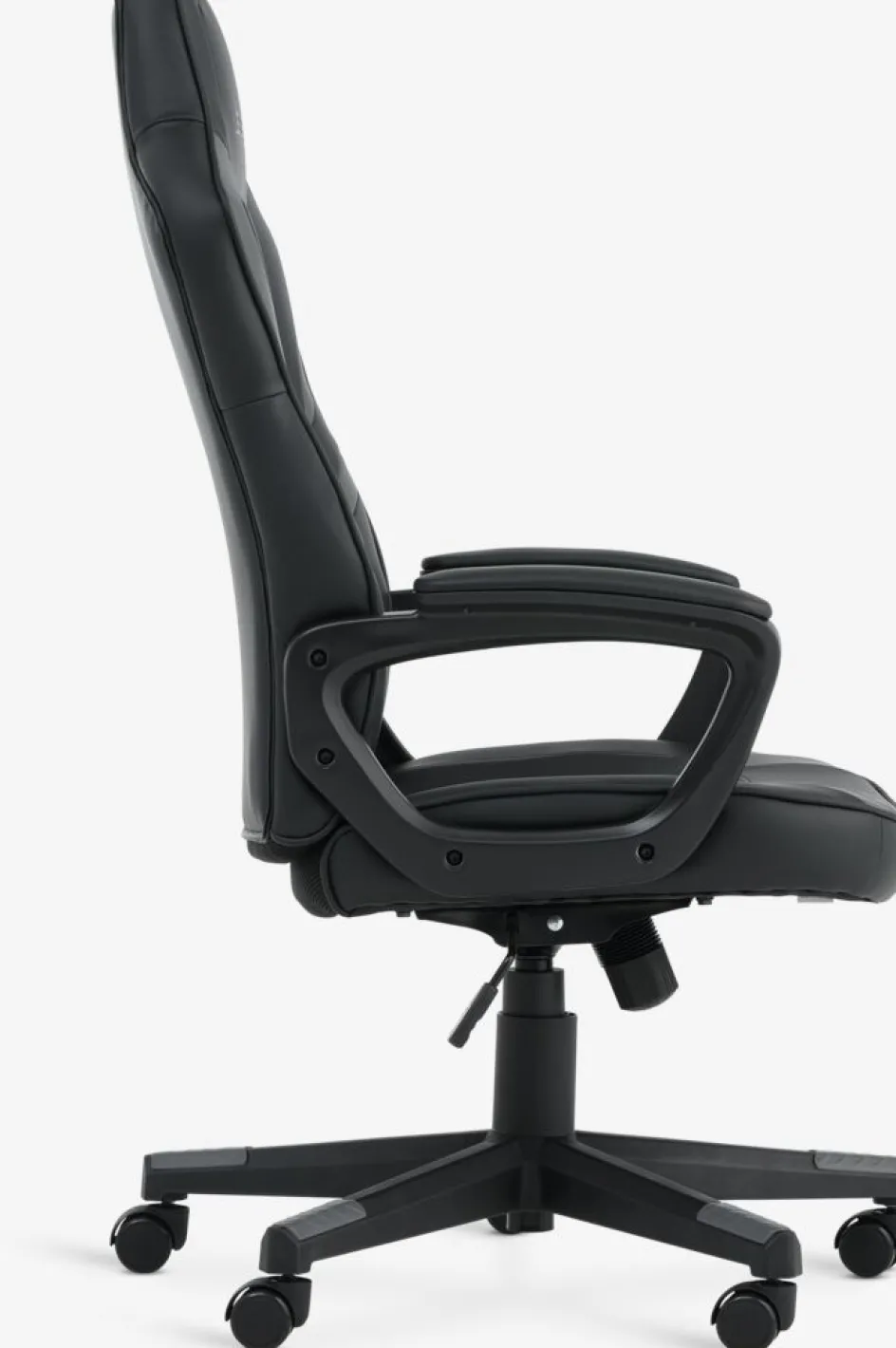 Discount FJELSTEDSilla gaming FJELSTED polipiel negro/gris Sillas De Oficina|Sillas Gaming